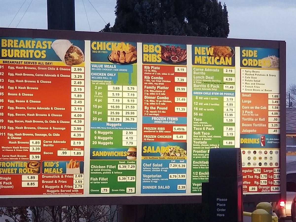 Menu at Golden Pride BBQ, Albuquerque, Central Ave NW