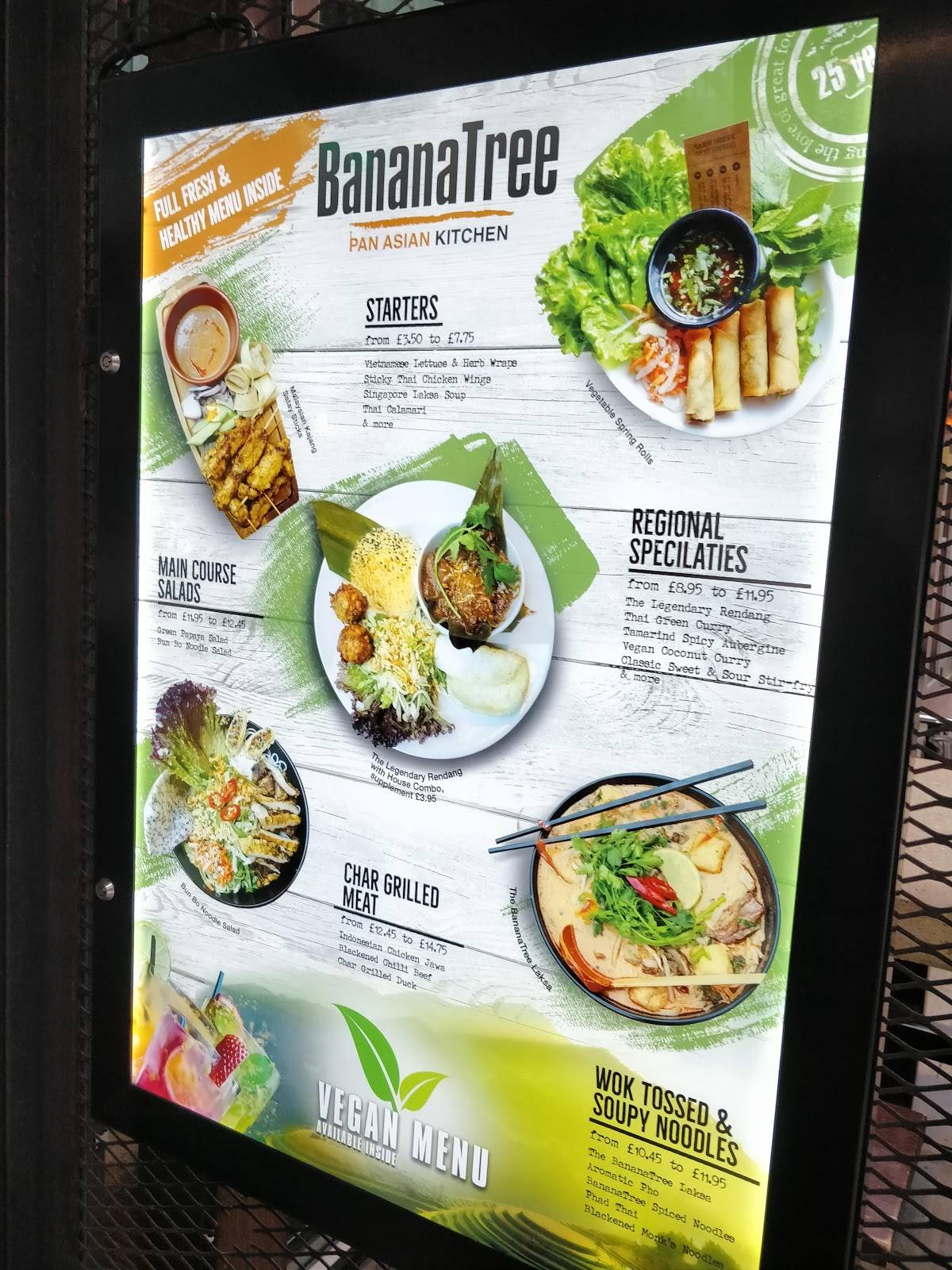 Menu at Banana Tree Milton Keynes restaurant, Milton Keynes