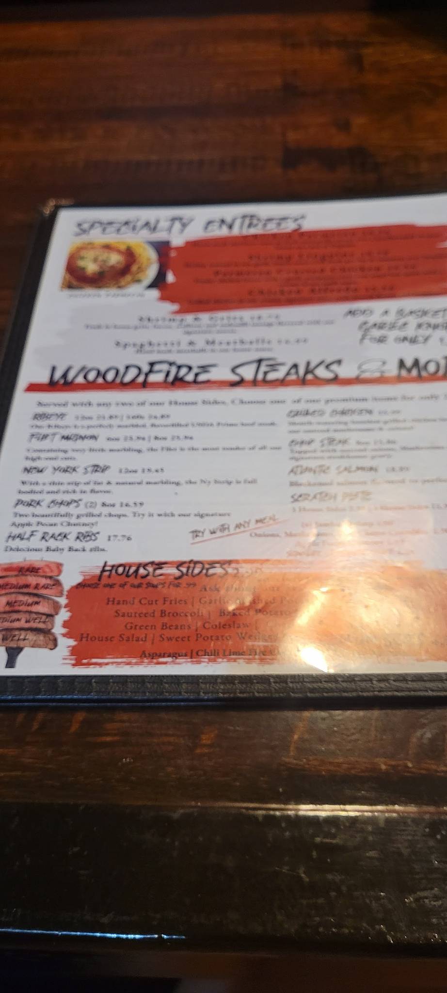 Menu at Brother's Bar & Steakhouse, Villa Rica