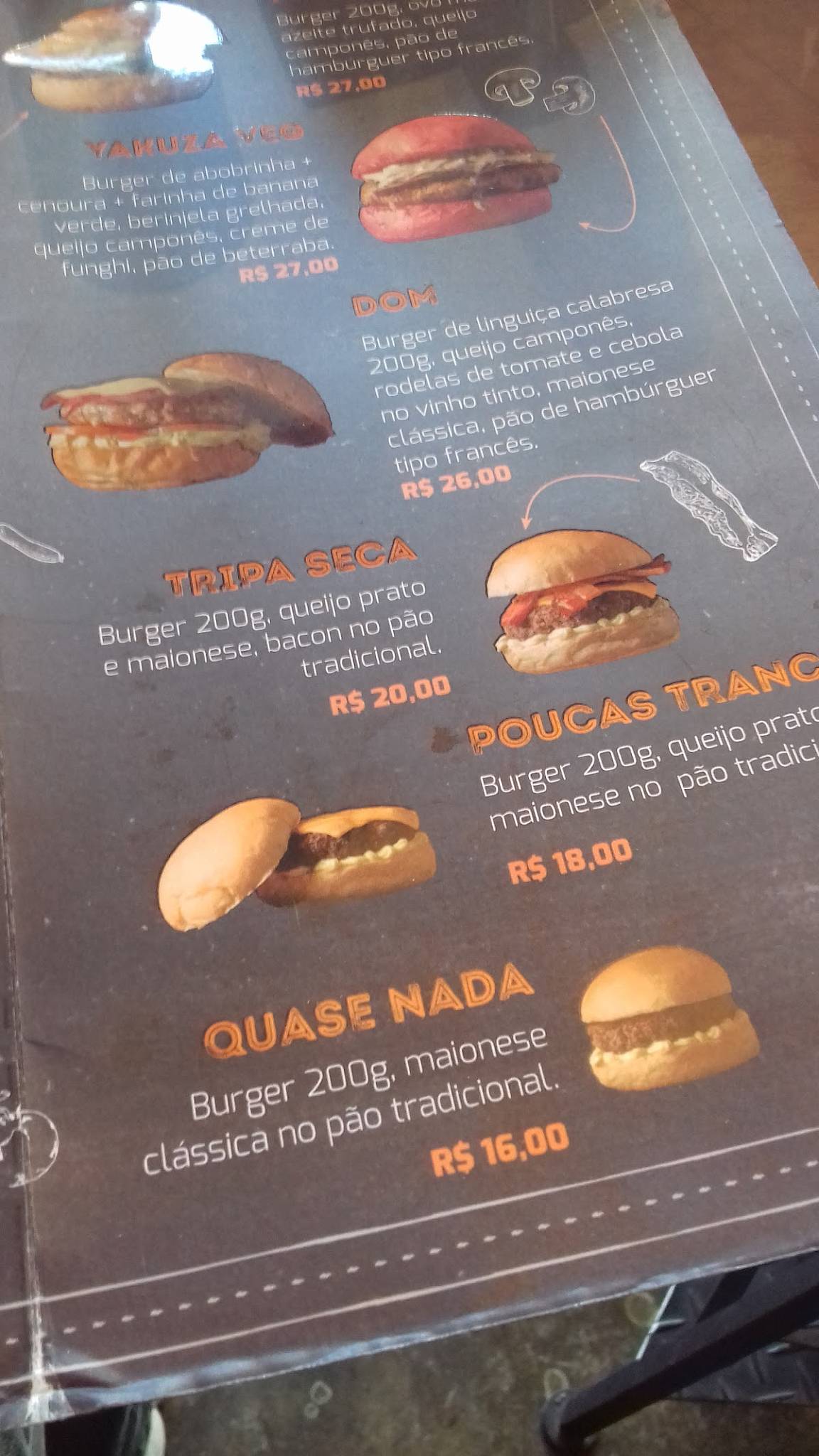 Menu Em Burger La Mafia Mooca Restaurante S O Paulo