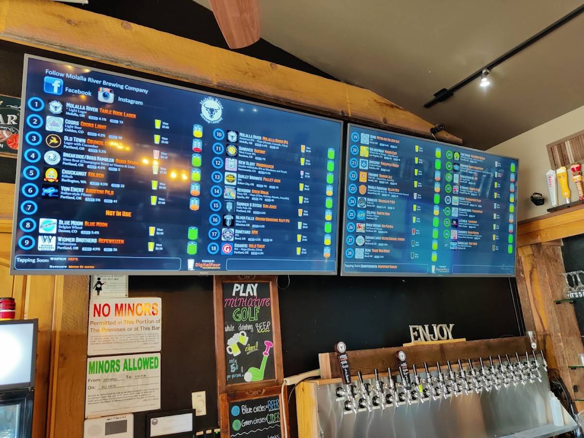 Menu at Burger Shack of Lumberjack pub & bar, Molalla, 180 Industrial Way