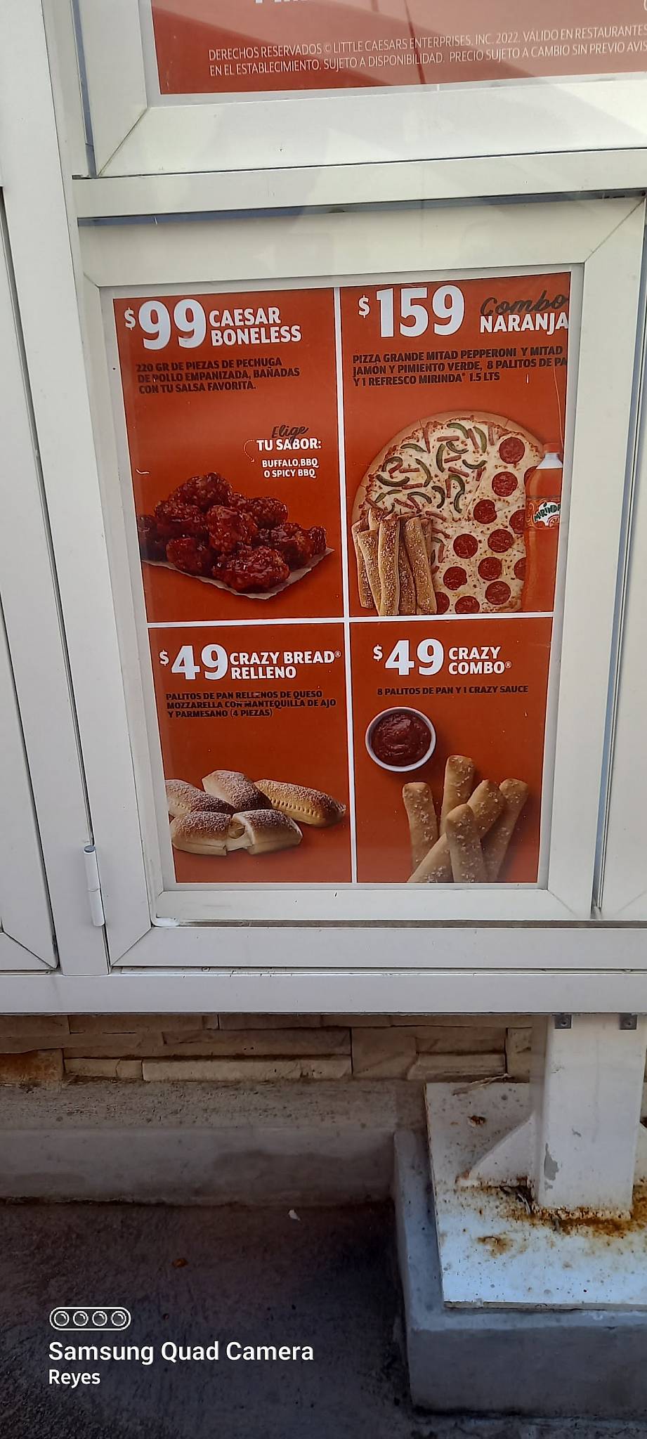 Carta De Pizzería Little Caesar S Ciudad Madero Av Tamaulipas 312