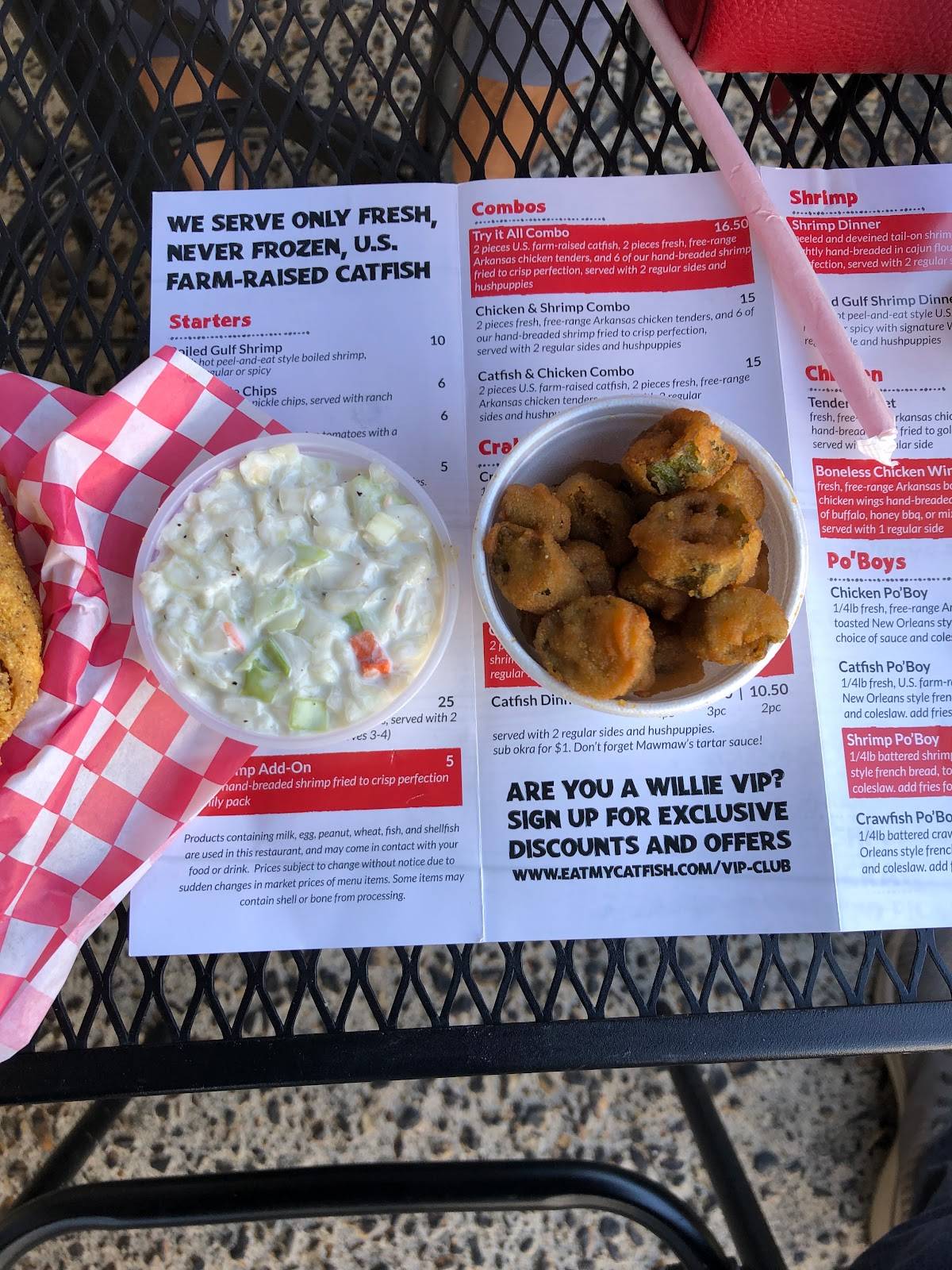 Menu at eat my catfish restaurant little rock n rodney parham rd