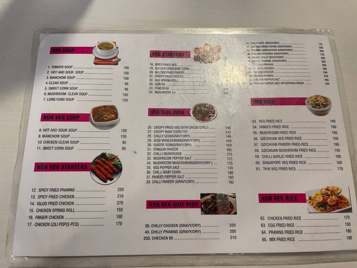 Menu At Igloo Ice Cream Parlour Kannur