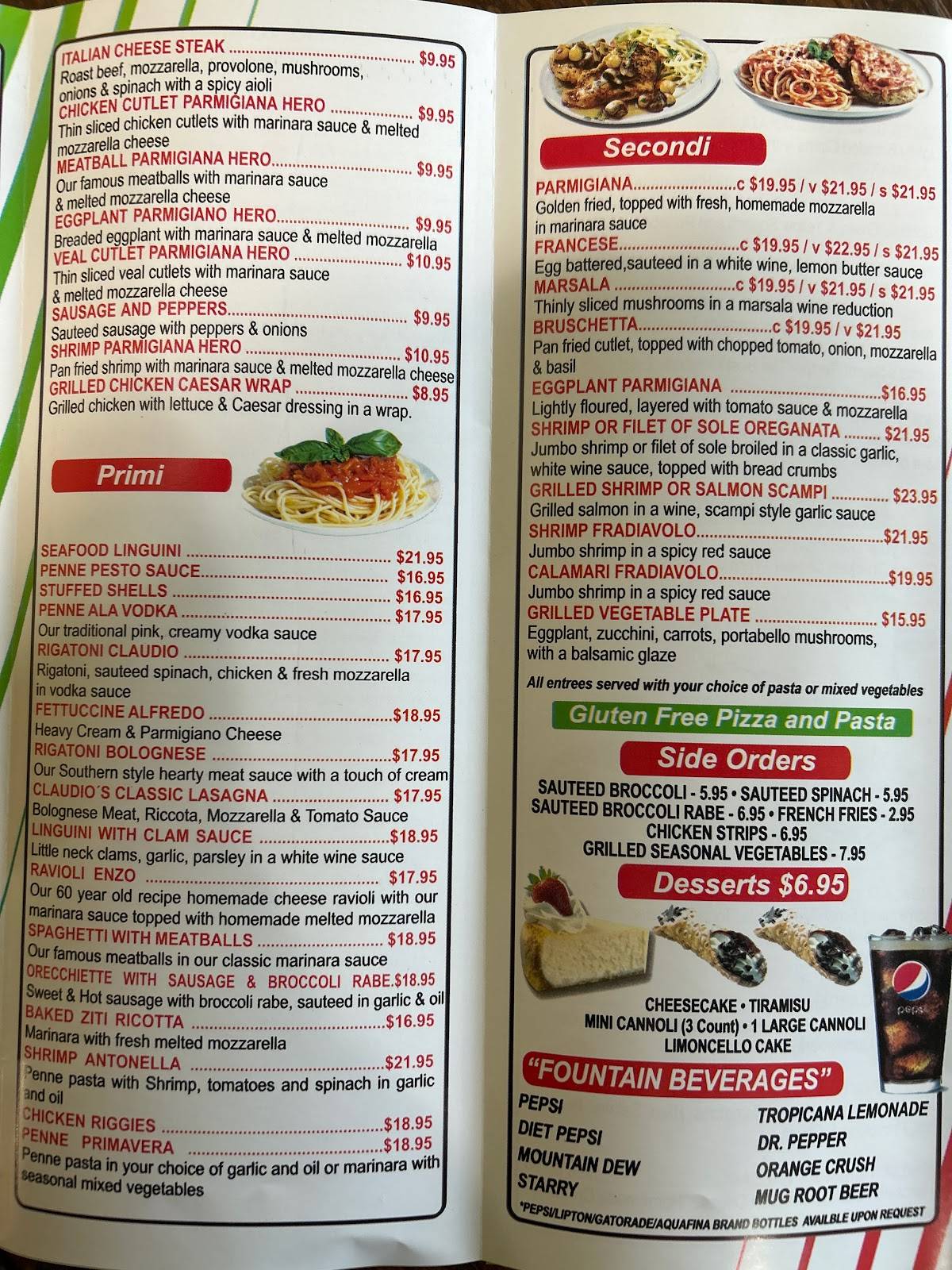 Menu at Il Limone Restaurant Pizzeria, Liverpool