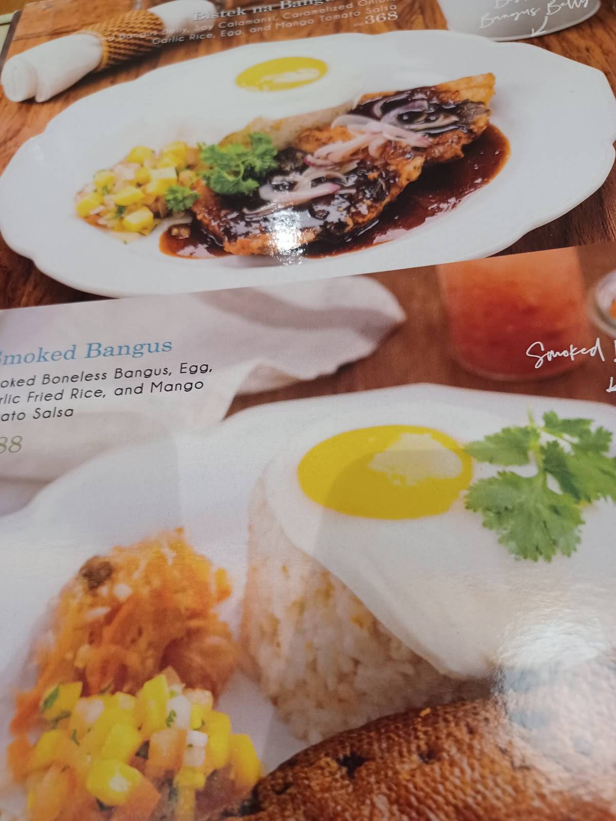 Menu at Katherine's Cafe Alabang Town Center, Muntinlupa
