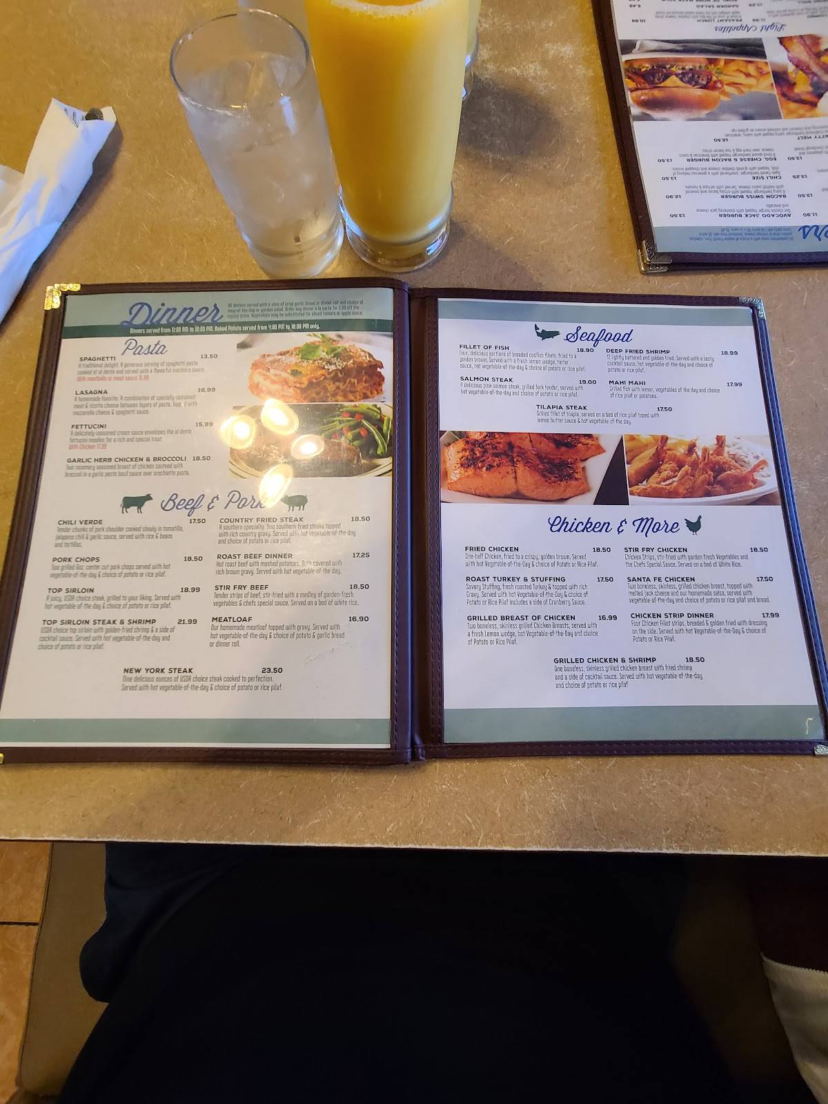 Menu at Kristy's Family Restaurant, Ridgecrest