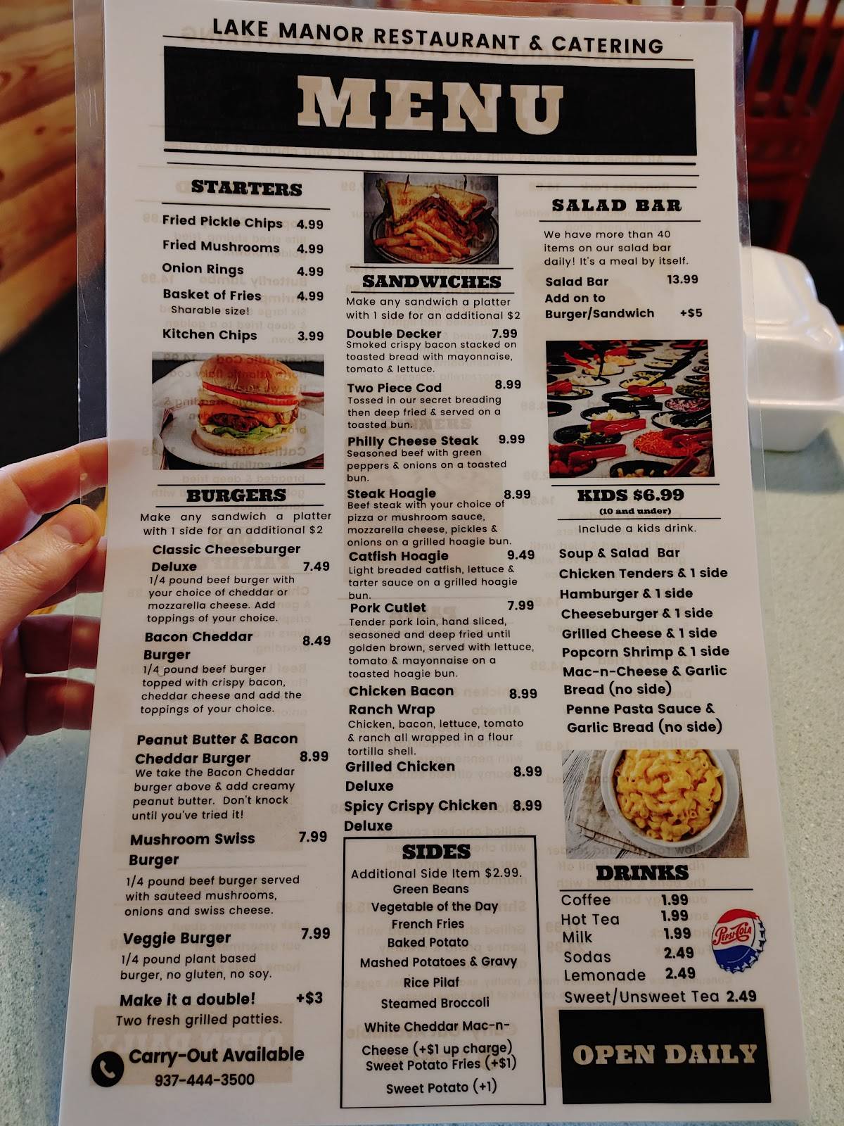Menu at MTO Bar and Grill, Mount Orab