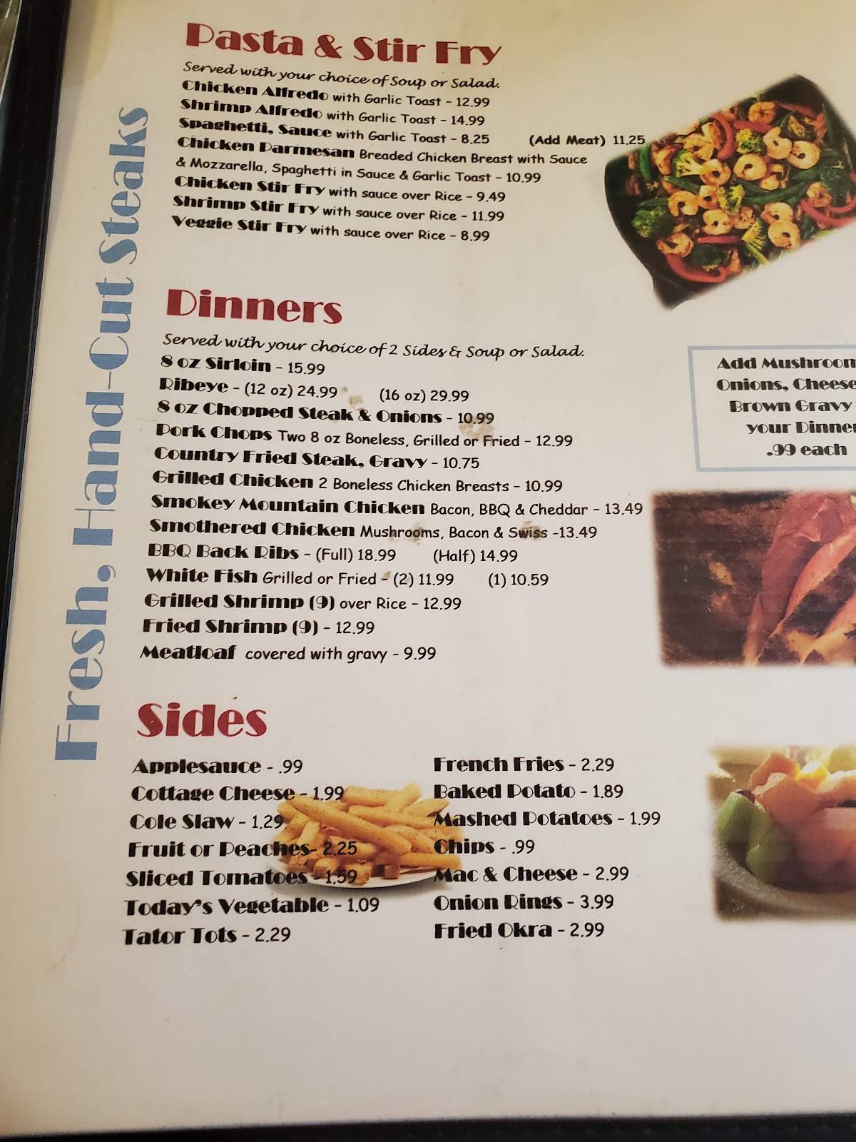 Menu at Leo's French Toast House restaurant, Alva
