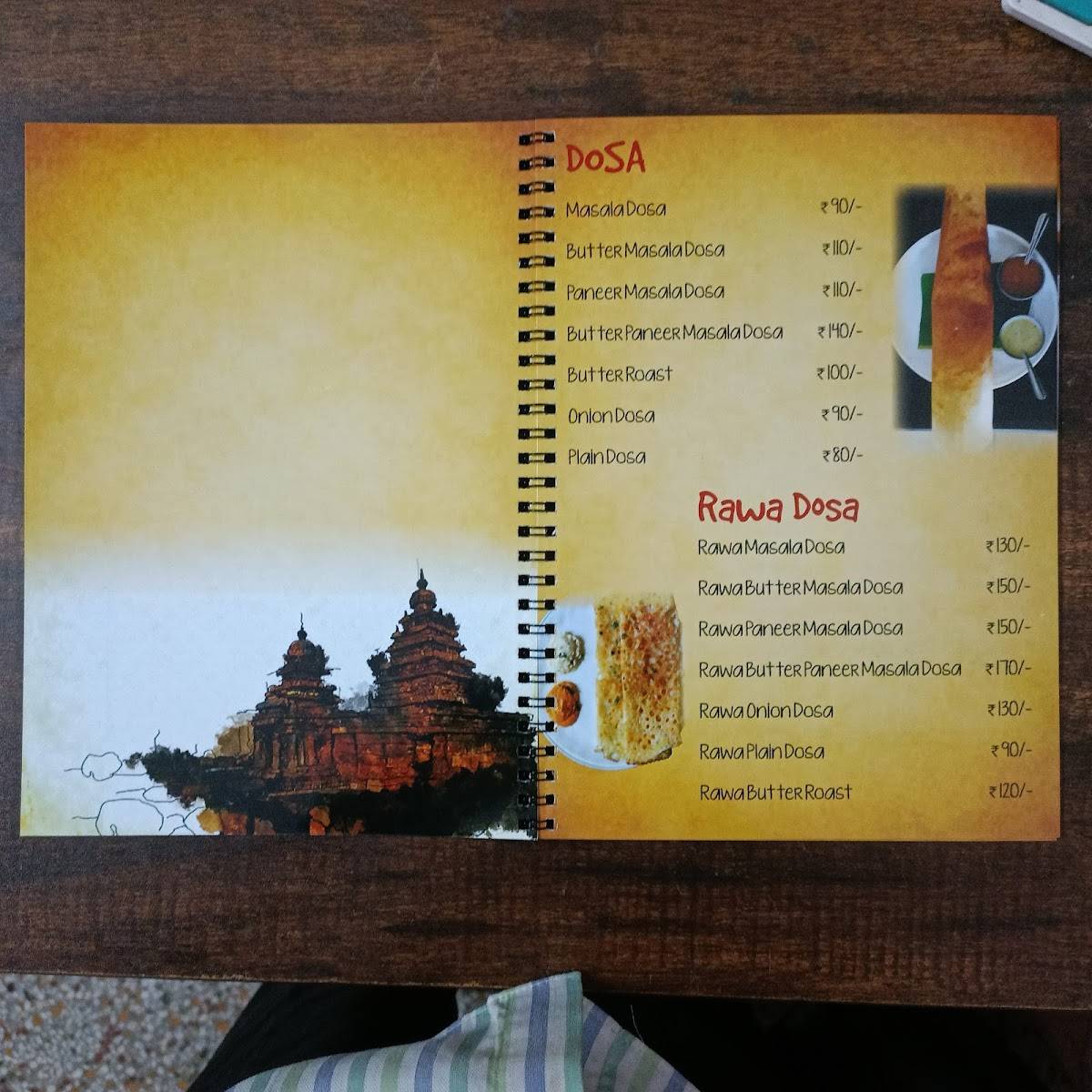 Menu at Madrasi Dosa Hut, Dehradun, 7