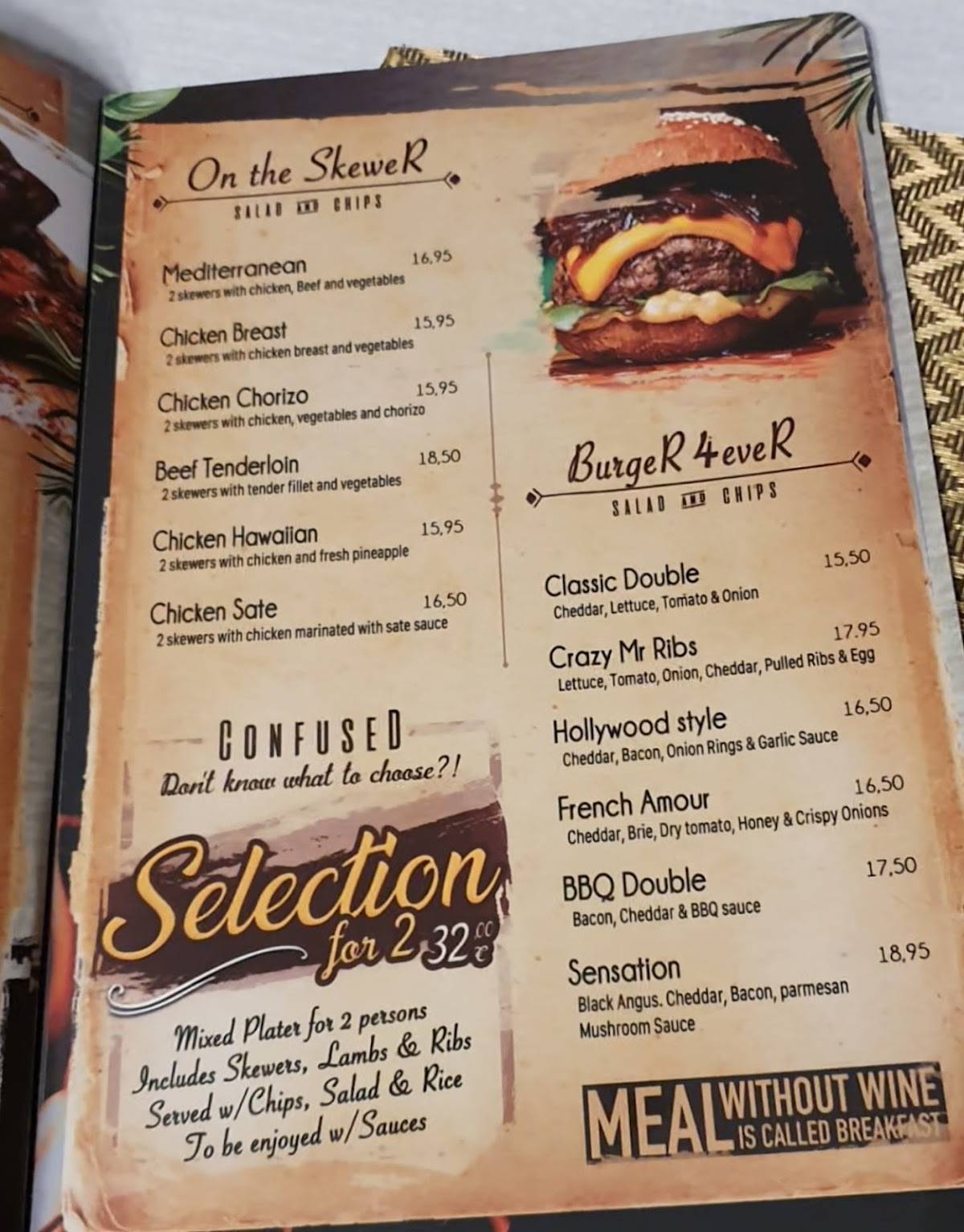 Menu at Mr Ribs Ribs and Wings restaurant, Albufeira