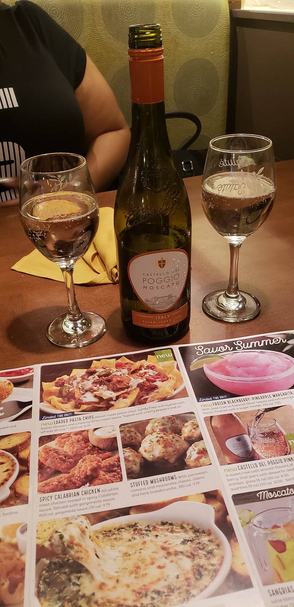Menu at Olive Garden Italian Restaurant, Victorville