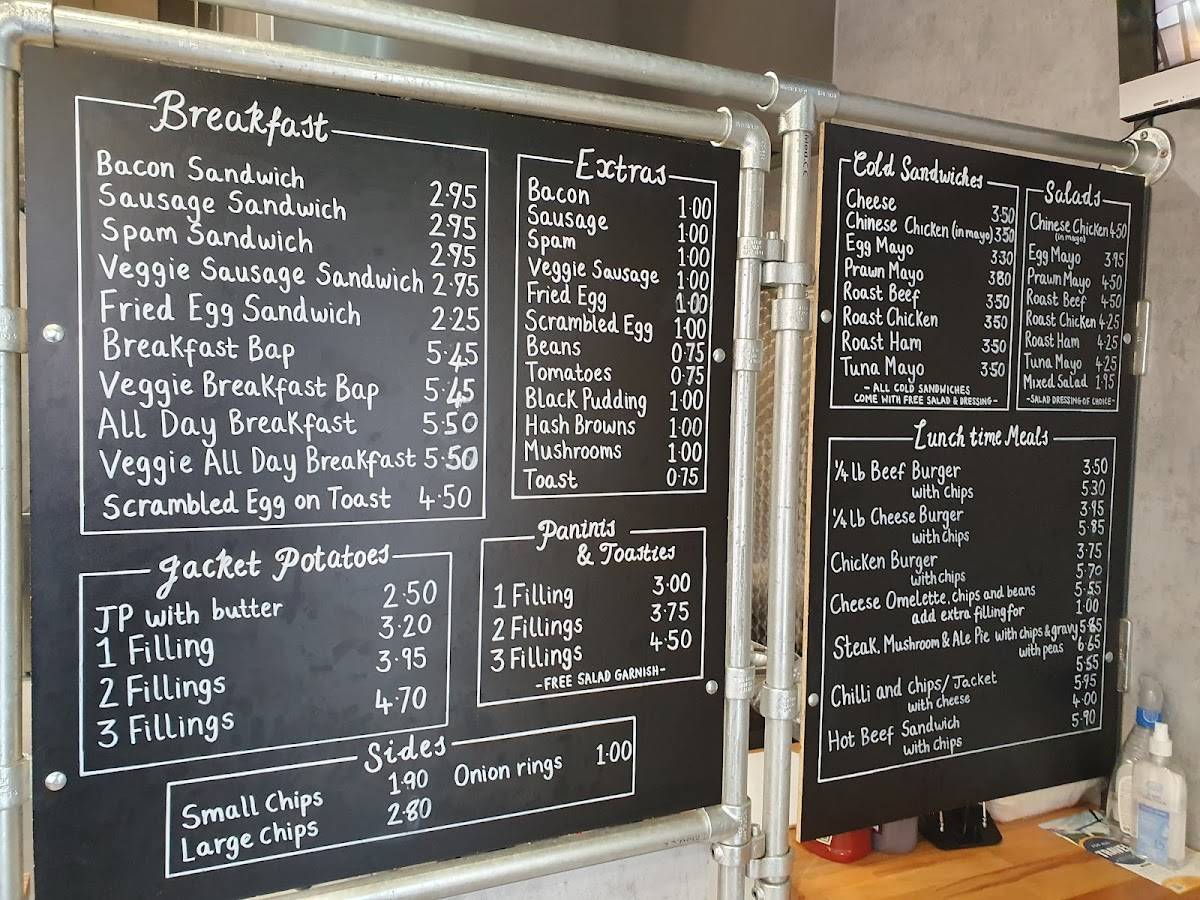 Menu at Oliver's Sandwich Bar, Wakefield