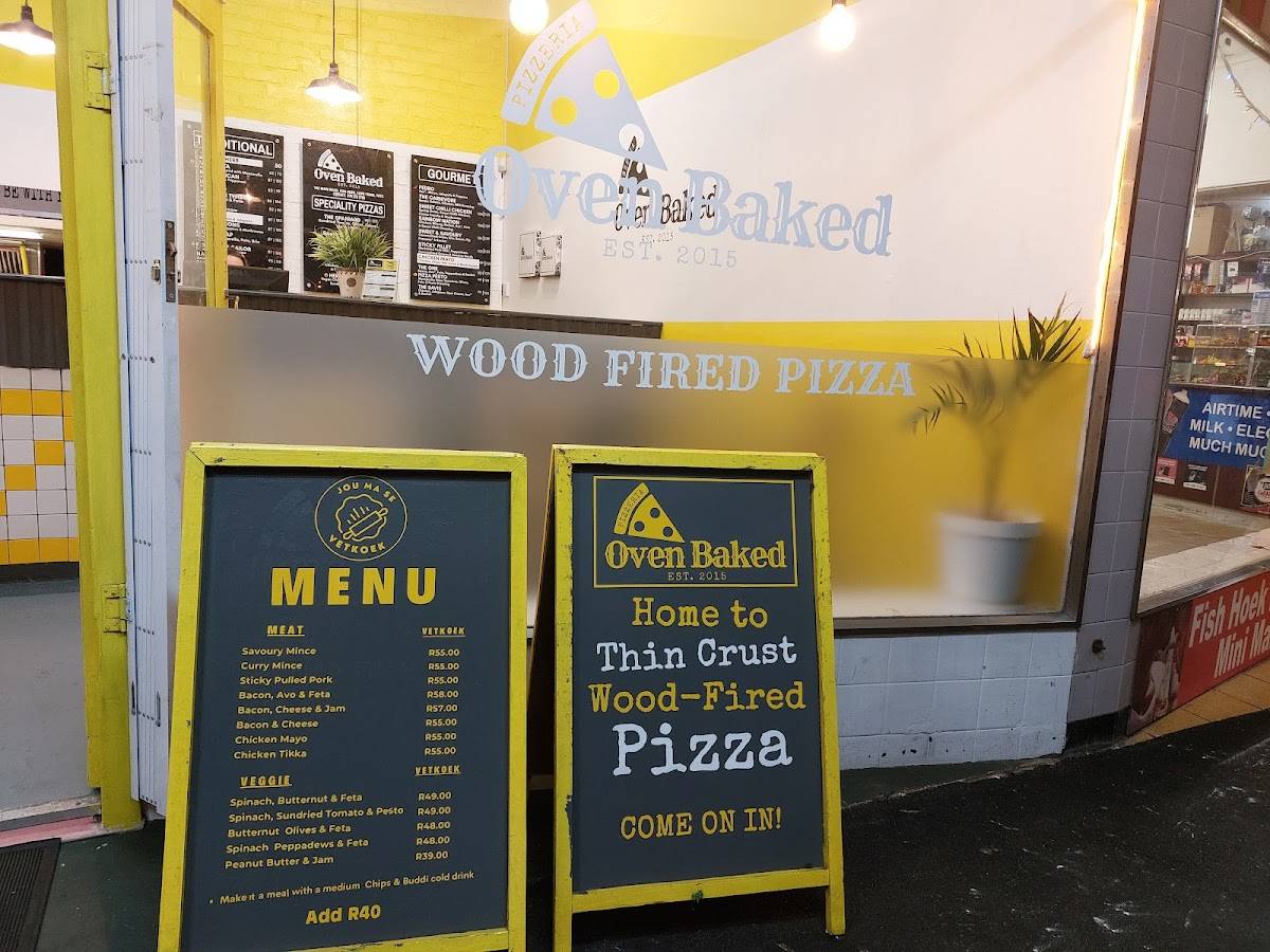 Menu at Oven Baked, Fish Hoek restaurant, Cape Town, 146b Main Rd