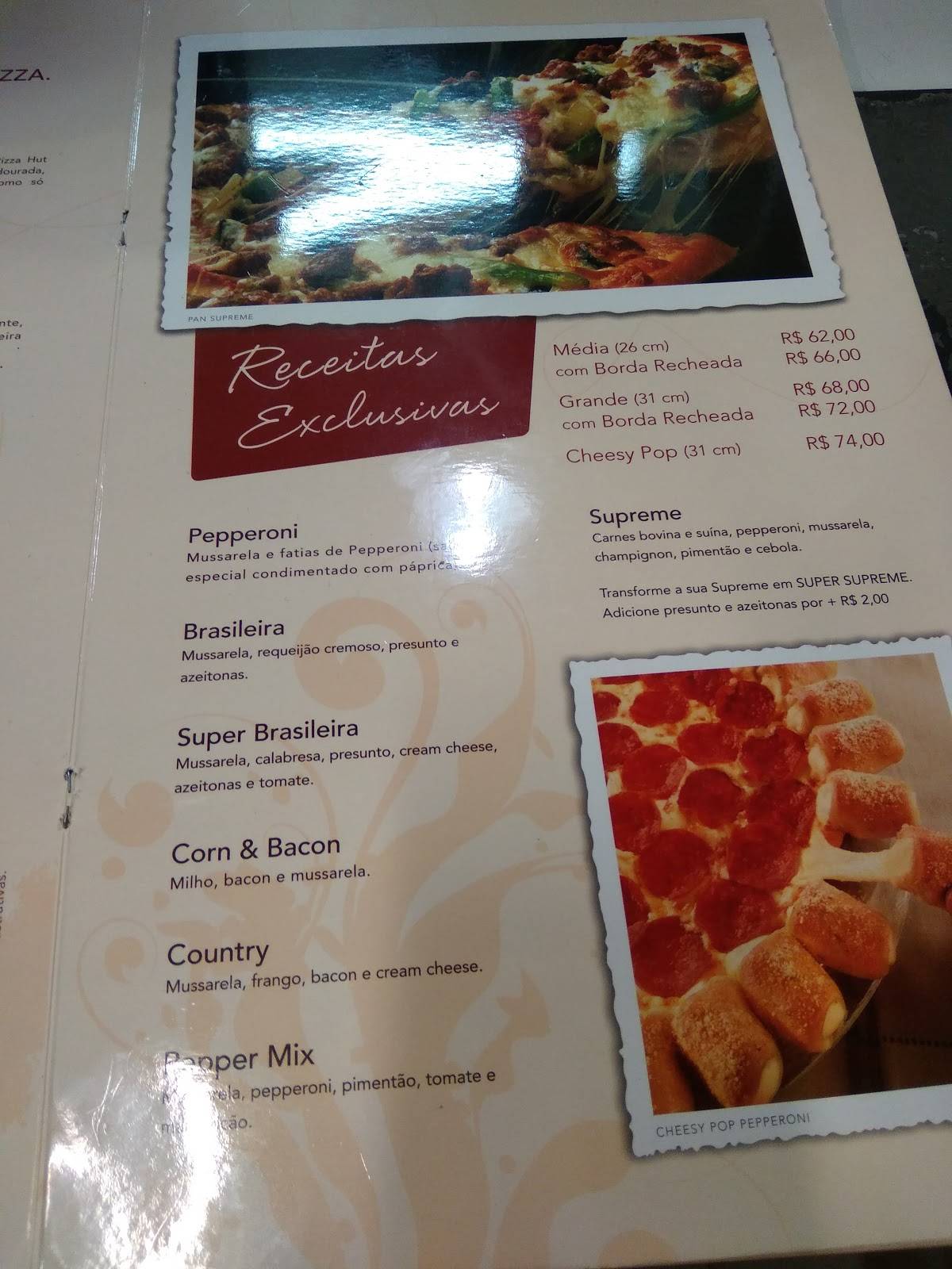 Menu em Pizza Hut Vila São Paulo Pizzaria, Delivery em Sorocaba SP