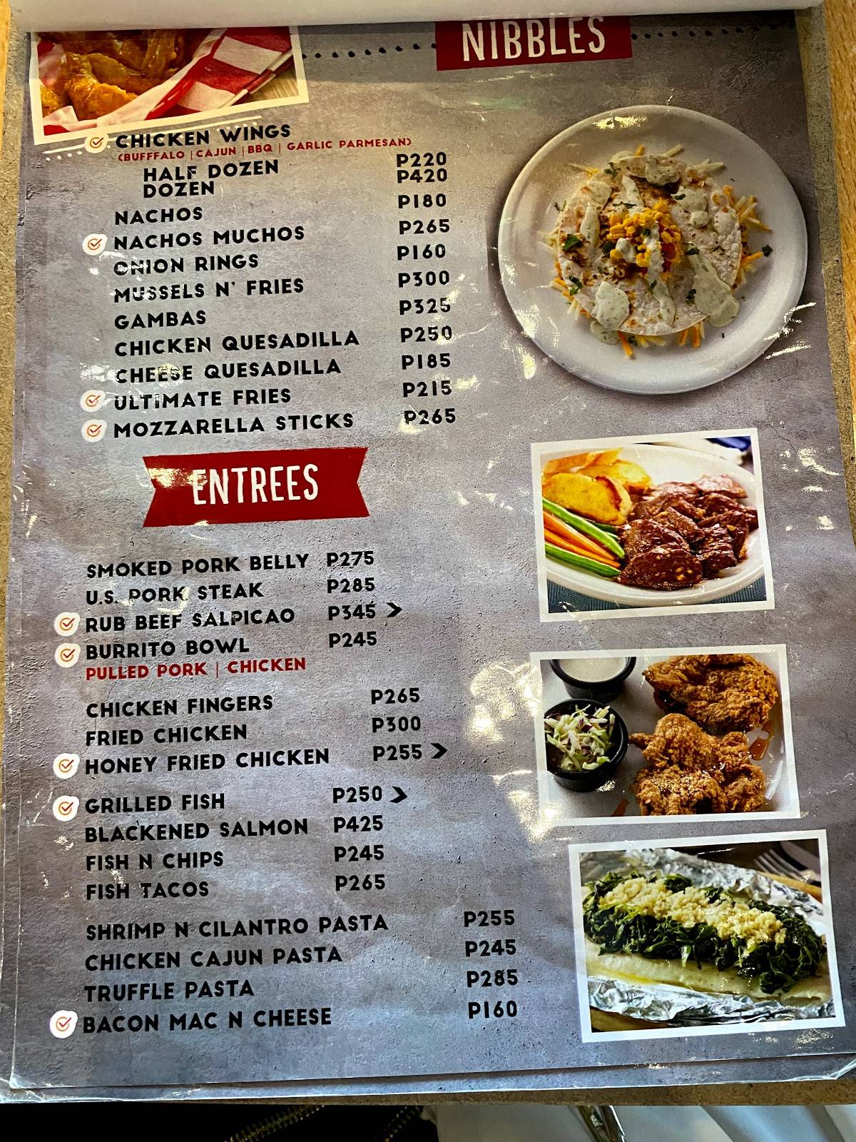 Menu at RUB Ribs & BBQ, Quezon City, 64 Sct. Rallos St