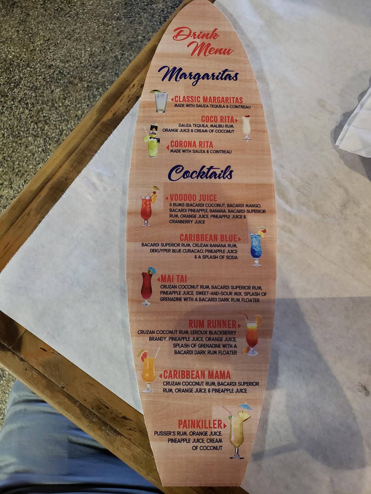 Menu at Lulu’s Lobster & Wing Shack restaurant, Patchogue