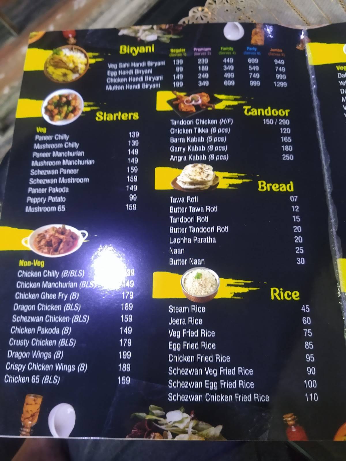 Menu at ABI'S KITCHEN, Rourkela