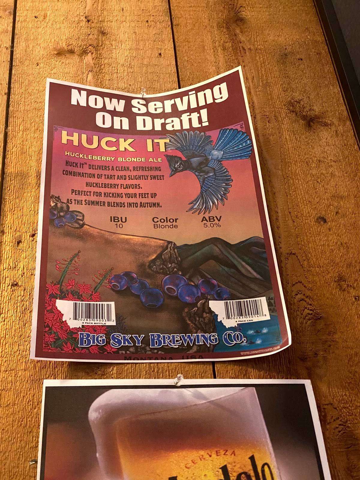 Menu at The Gust Hauf pub & bar, Glendive