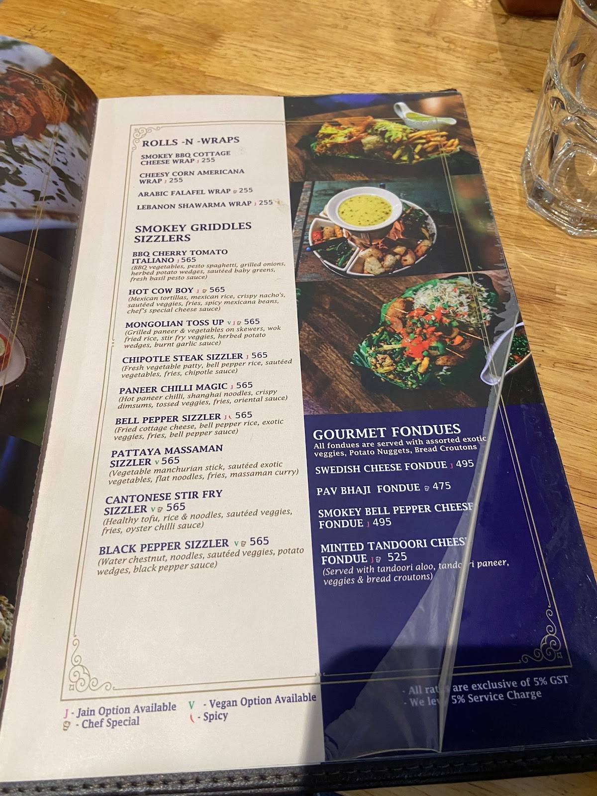 Menu at Thyme & Whisk Vegetarian Restaurant in Jayanagar Bangalore