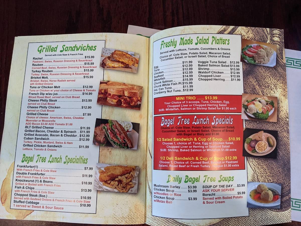 Menu at Bagel Tree Restaurant, Delray Beach