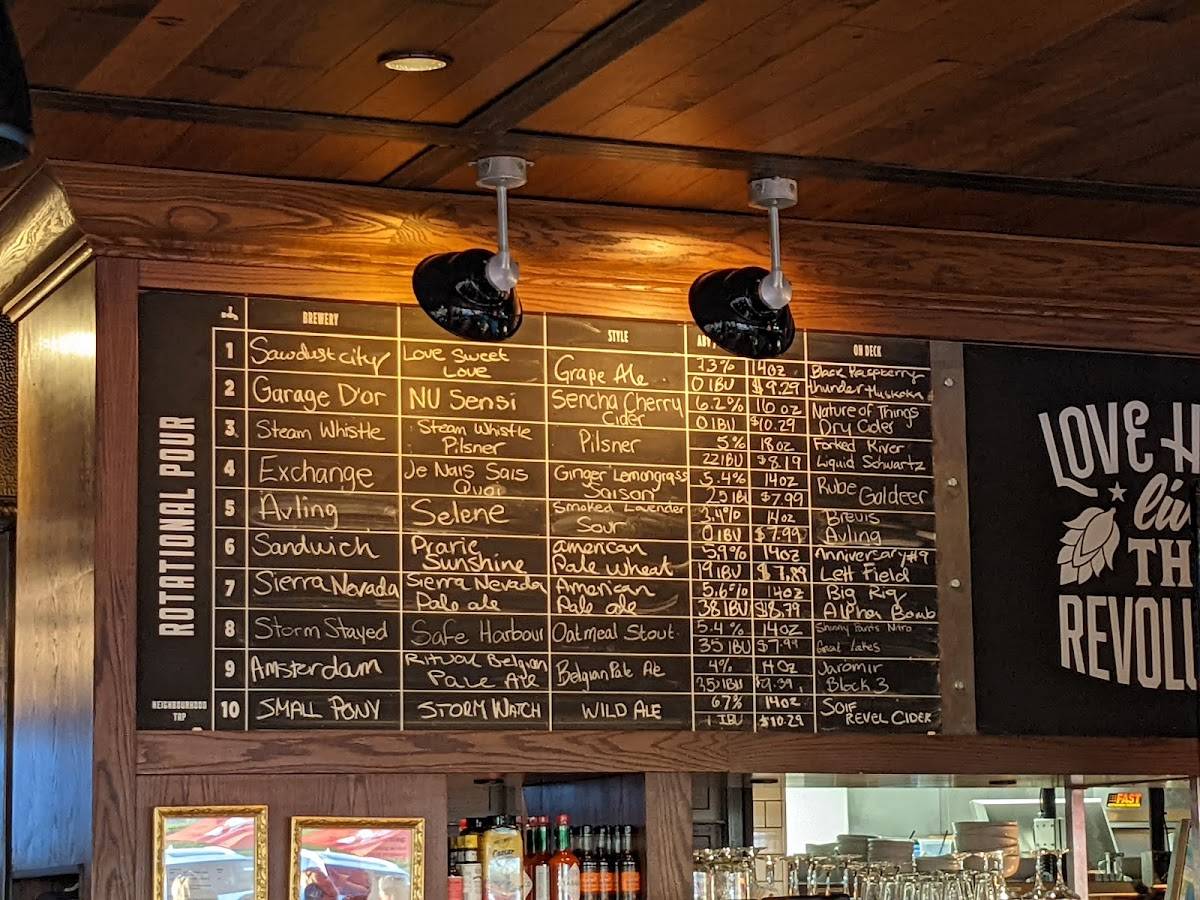 Menu at Beertown Public House Barrie, Barrie, 12 Fairview Rd Unit 5