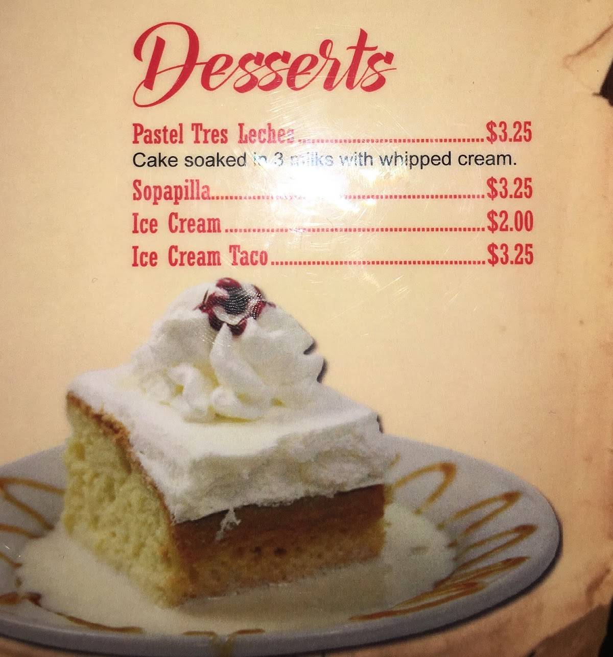 Menu at Burrito Loco restaurant, Dearborn Heights