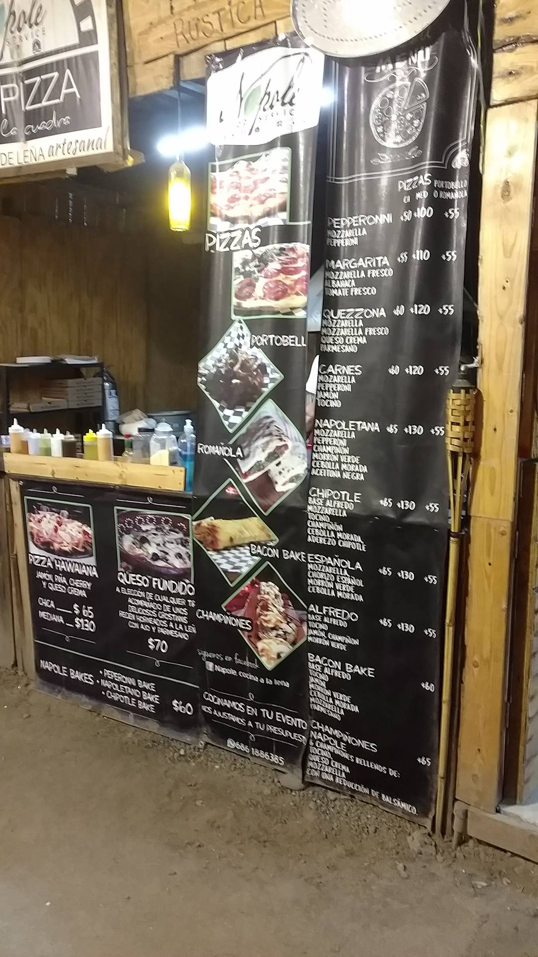 Menu at El Pollo que Cuadra restaurant, Mexicali, C. K 1899