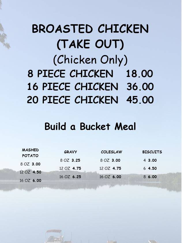 Menu at Patti's Dockside pub & bar, Lake Nebagamon