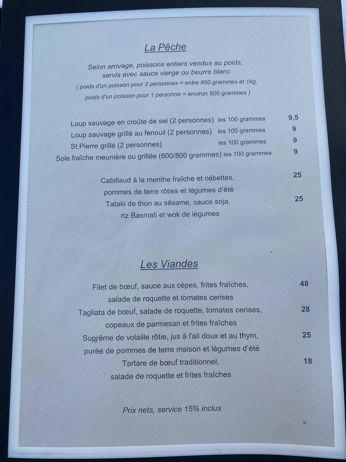 Menu au Sant'ana Le pub et bar, Saint-Laurent-du-Var, Quai La Pérouse
