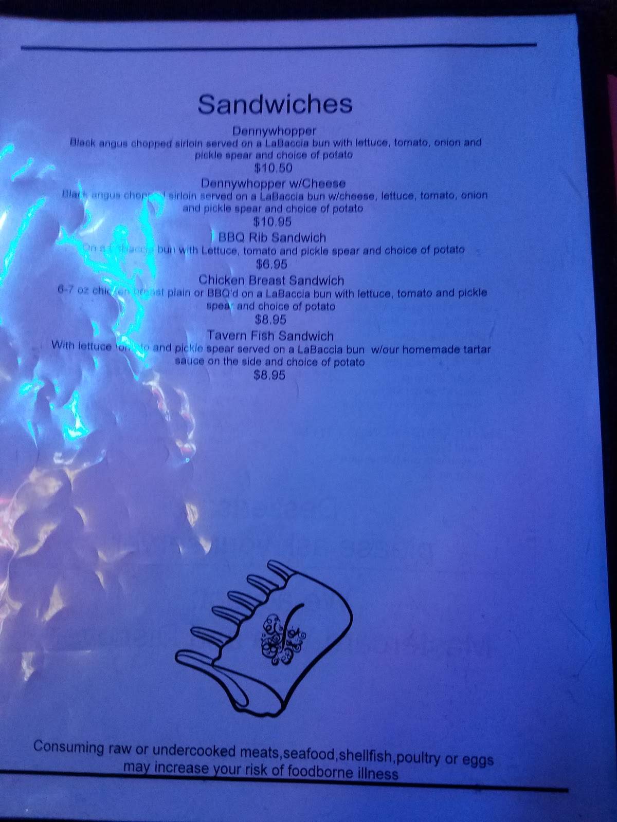Menu at Oh Dennis! Saloon & Charcoal House BBQ, Racine