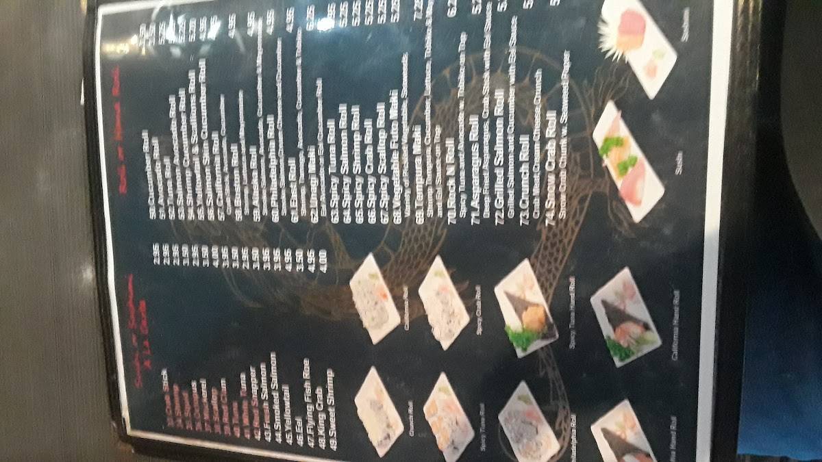 Menu at Mikado Sushi & Steak House restaurant, Pineville