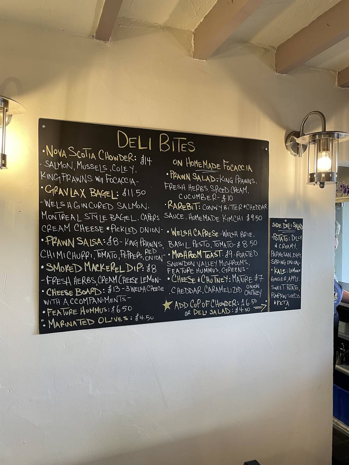 Menu at Bae Borth Deli Bar, BorthyGest