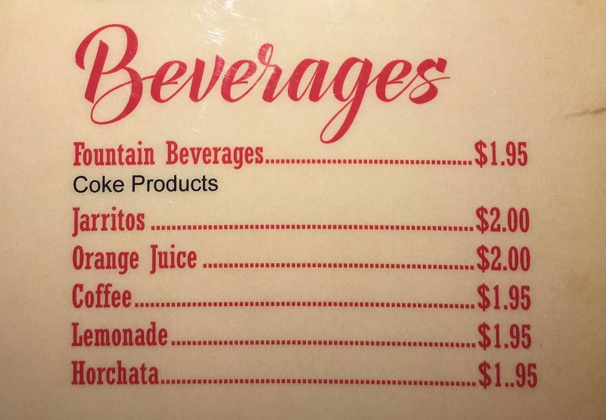 Menu at Burrito Loco restaurant, Dearborn Heights
