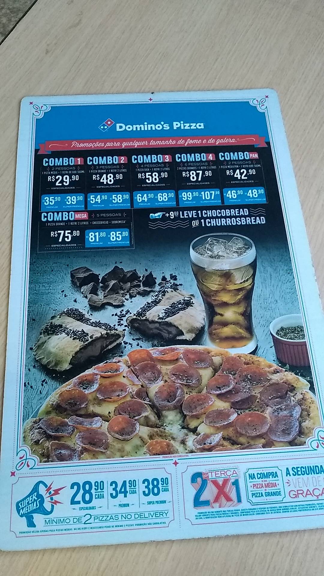 Menu em Domino's Pizza - Sudoeste restaurante, Brasília, CLSW 101
