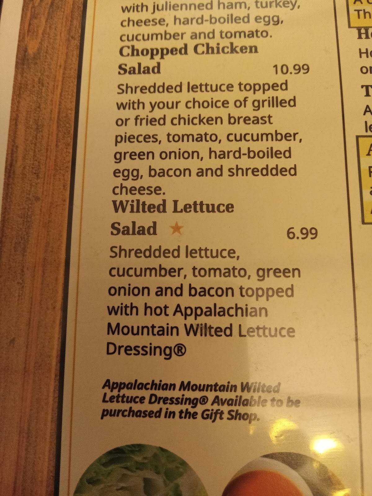 Menu at Harding's Family Restaurant, Charleston