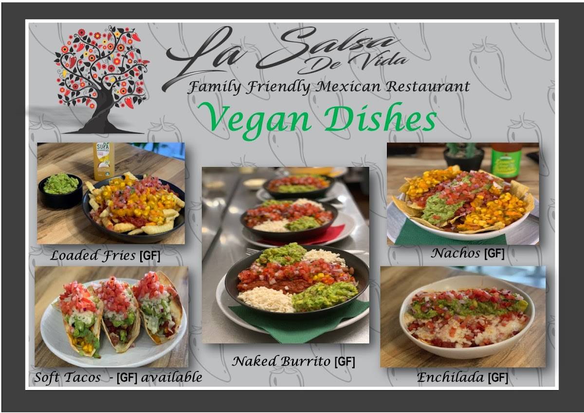 Menu at La Salsa De Vida Mexican restaurant, Nambour