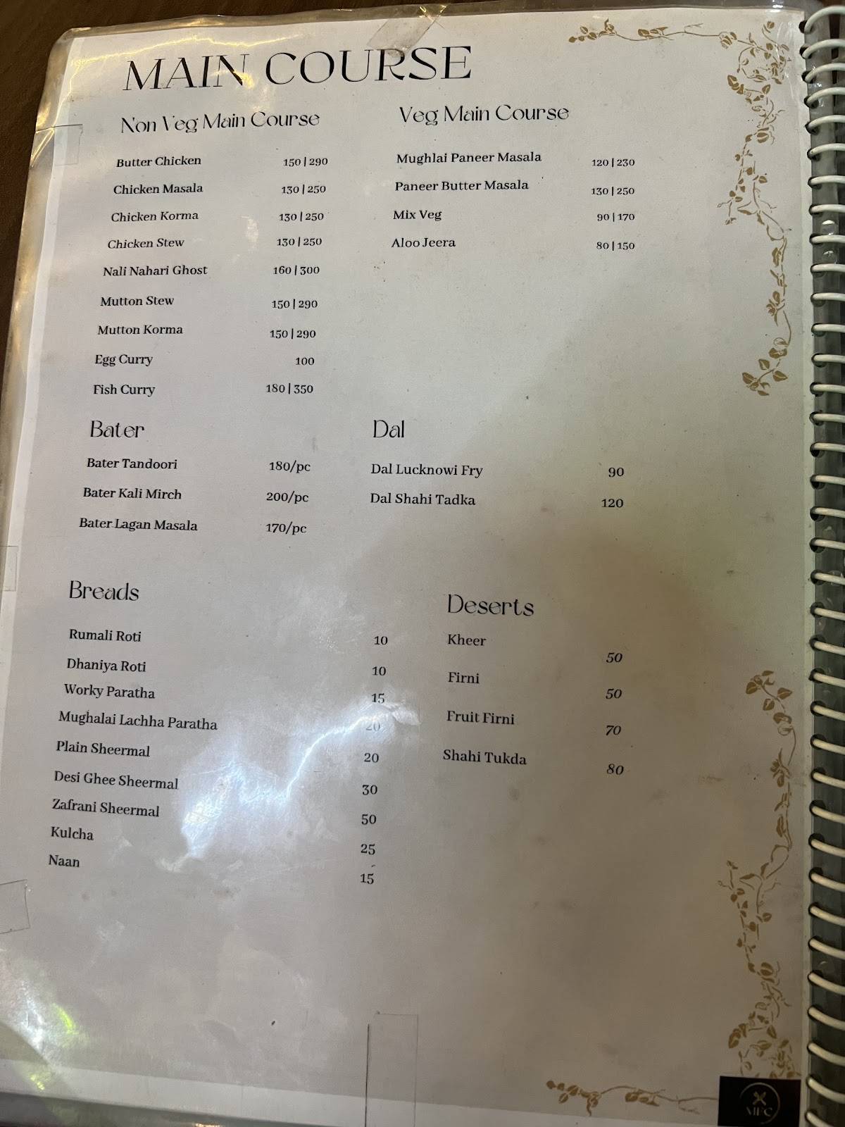 menu-at-mughlai-food-court-lucknow