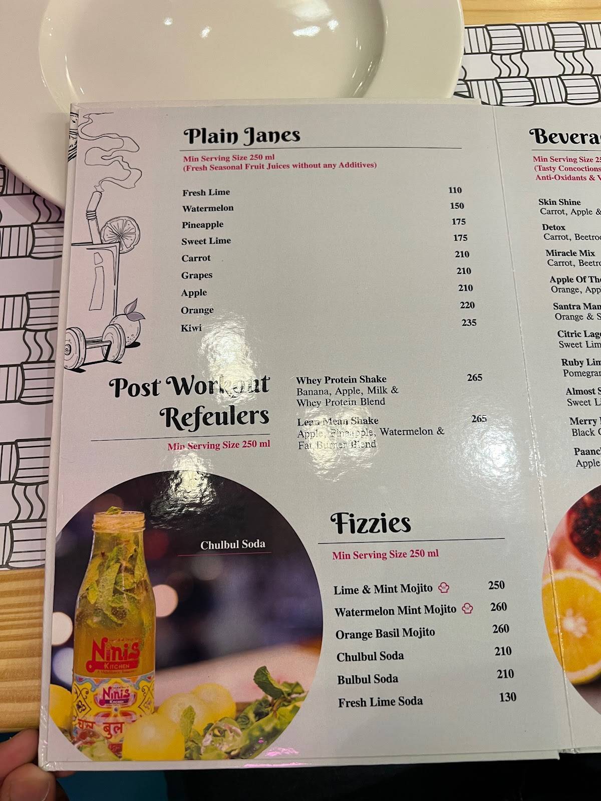 Menu at Nini's Kitchen Vadodara, Vadodara