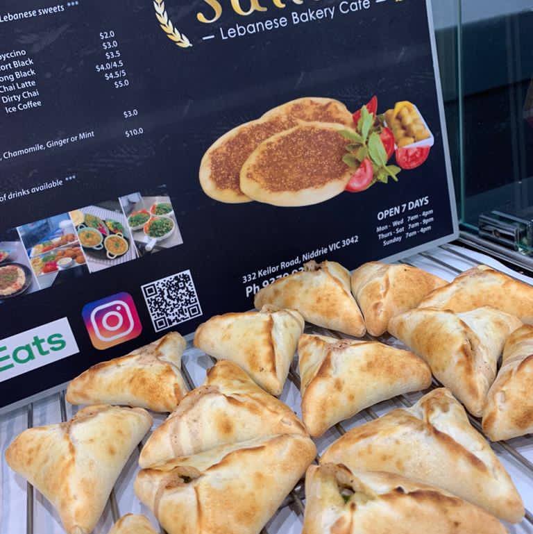 Menu at SUMAC Lebanese Bakery Cafe, Niddrie