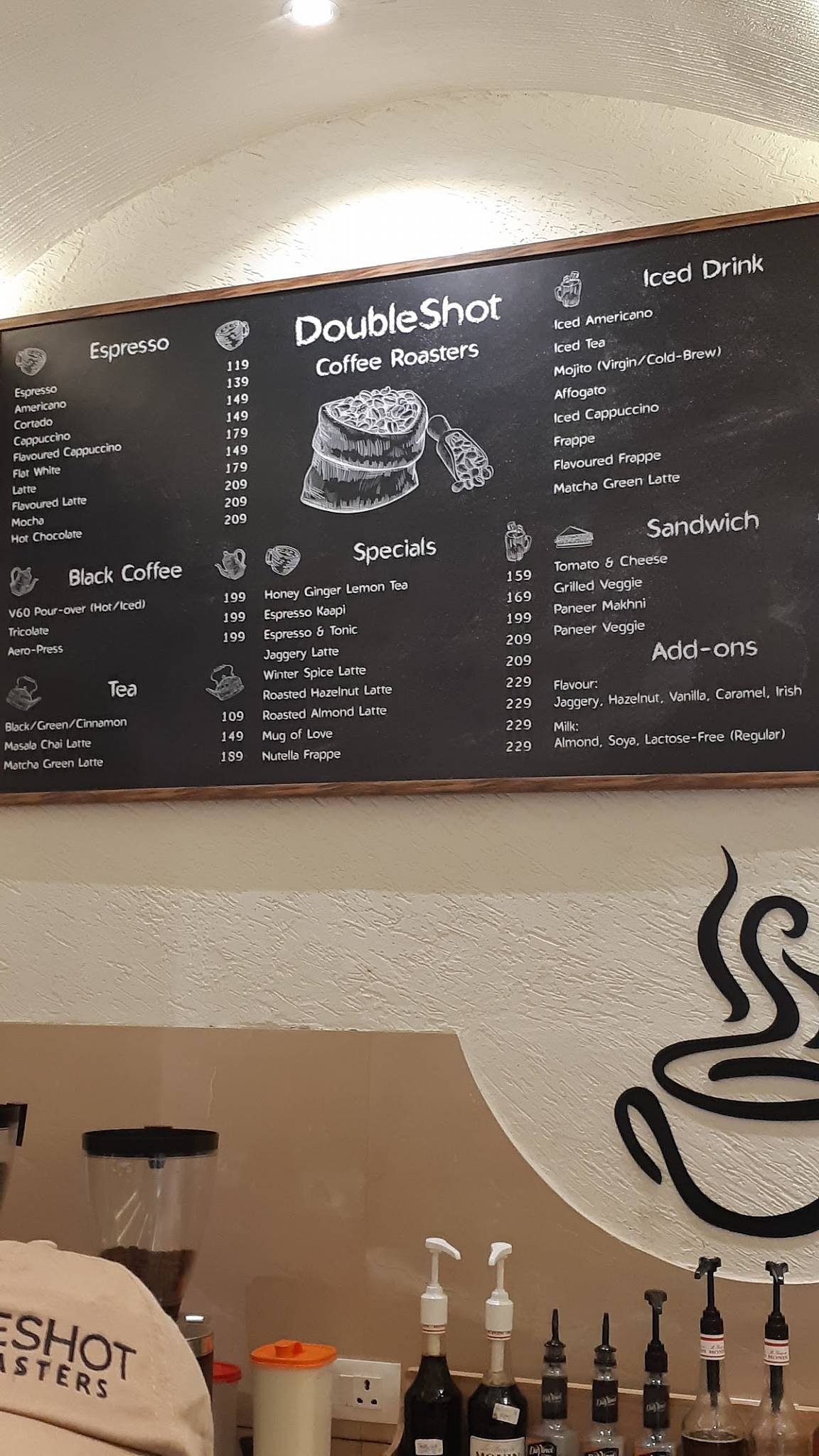 Menu at DoubleShot Coffee Roasters Mohali, Sahibzada Ajit Singh Nagar