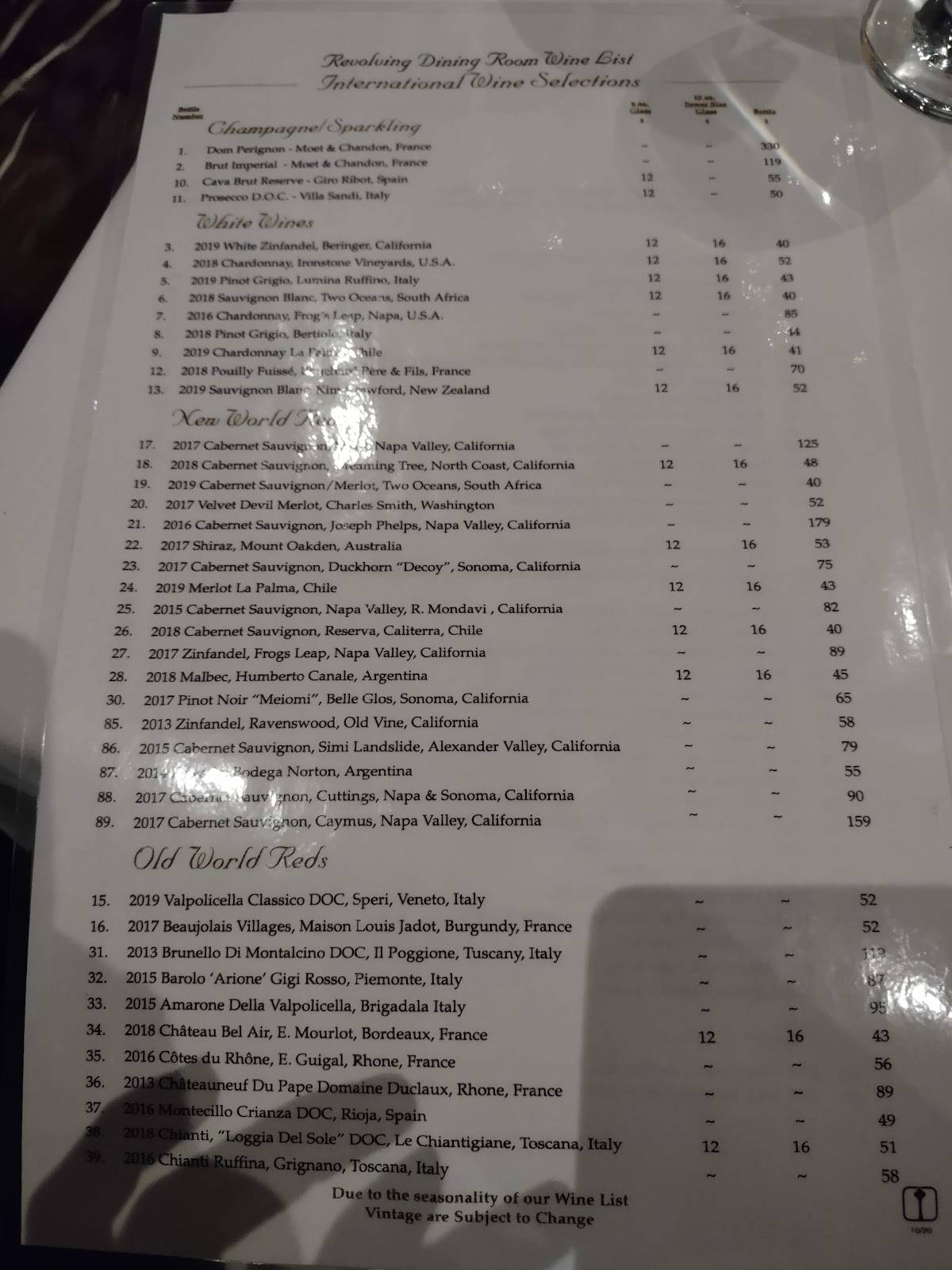 Menu Skylon Tower - fn3wxhm