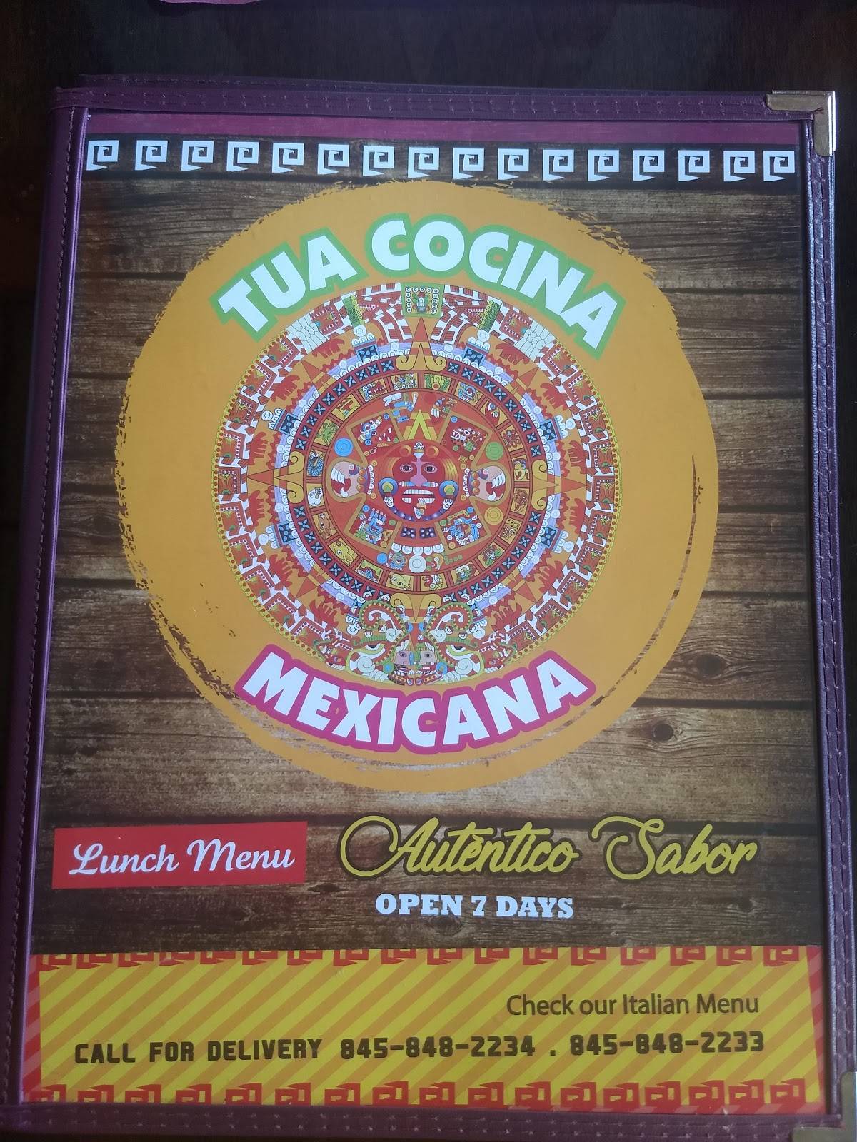 Menu at Tua Cocina restaurant, Blauvelt