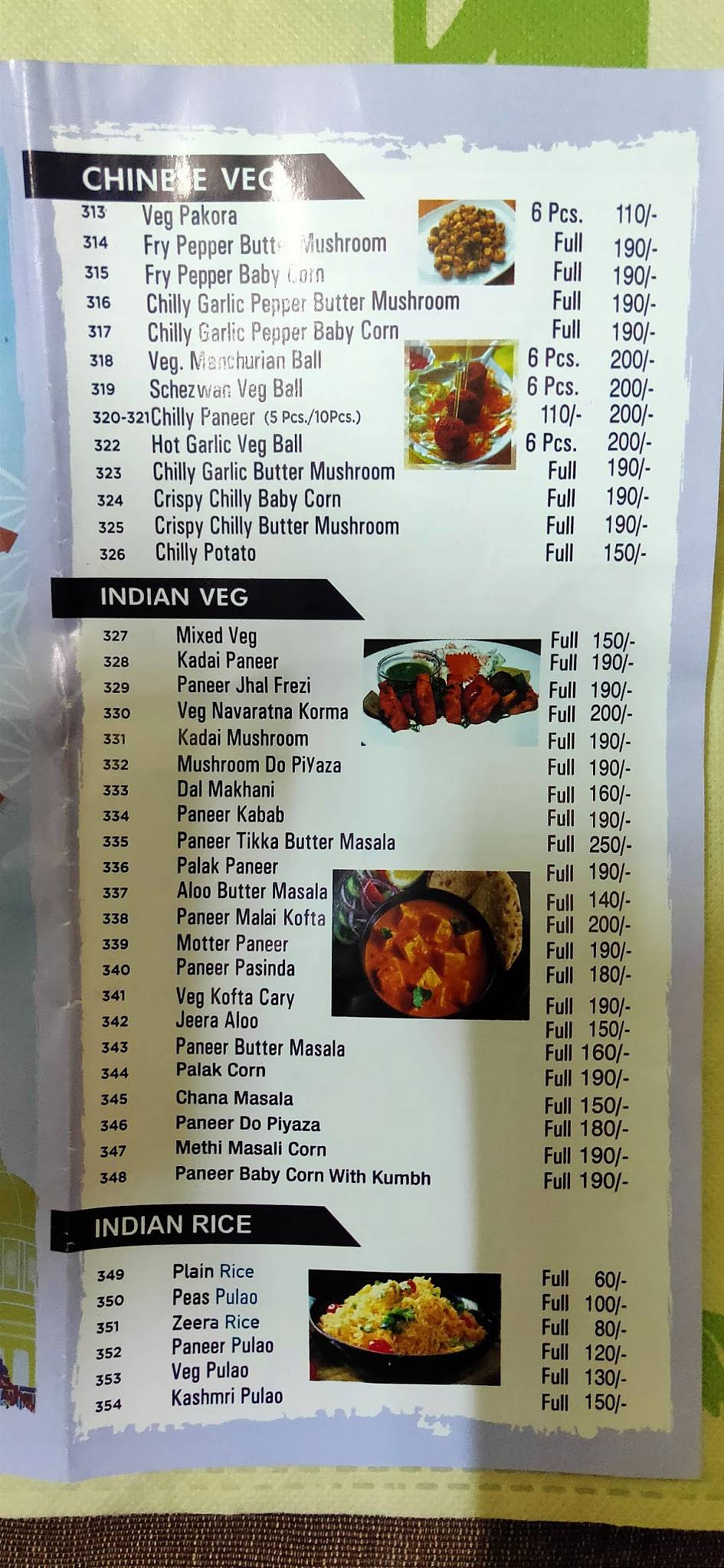 Menu at Apu's Kitchen & Multi Cuisine Restaurant, Kolkata, Hem Chandra ...