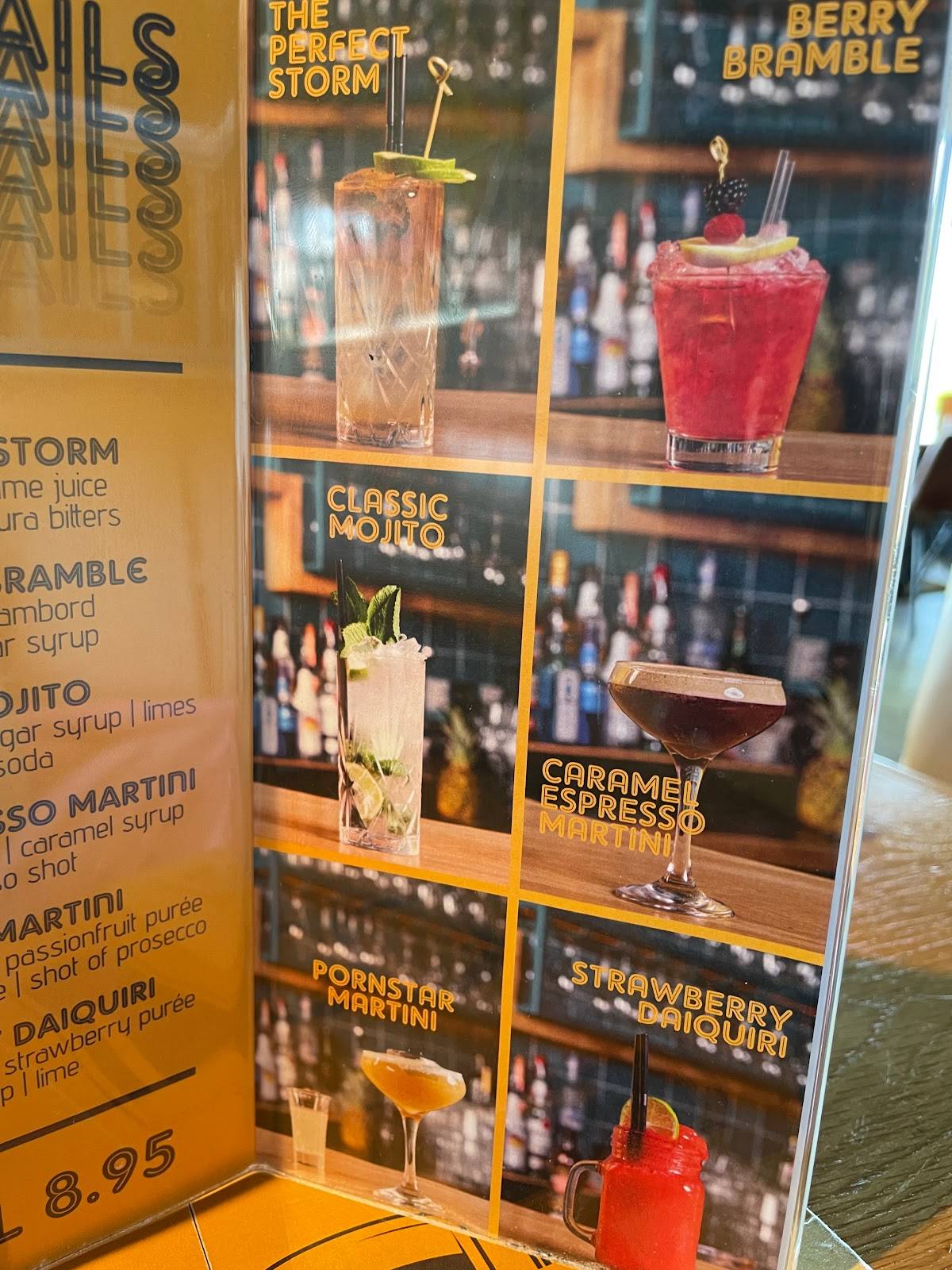 Menu at Bellevue Arms pub & bar, Glengormley