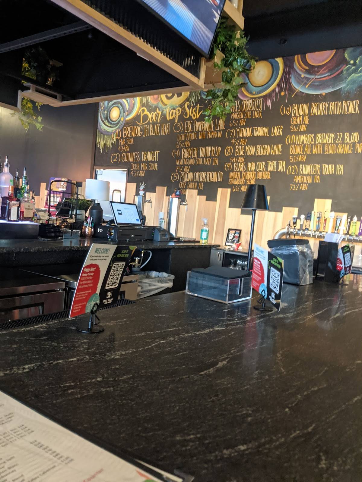 Menu at Steel Valley Brew Works pub & bar, Youngstown