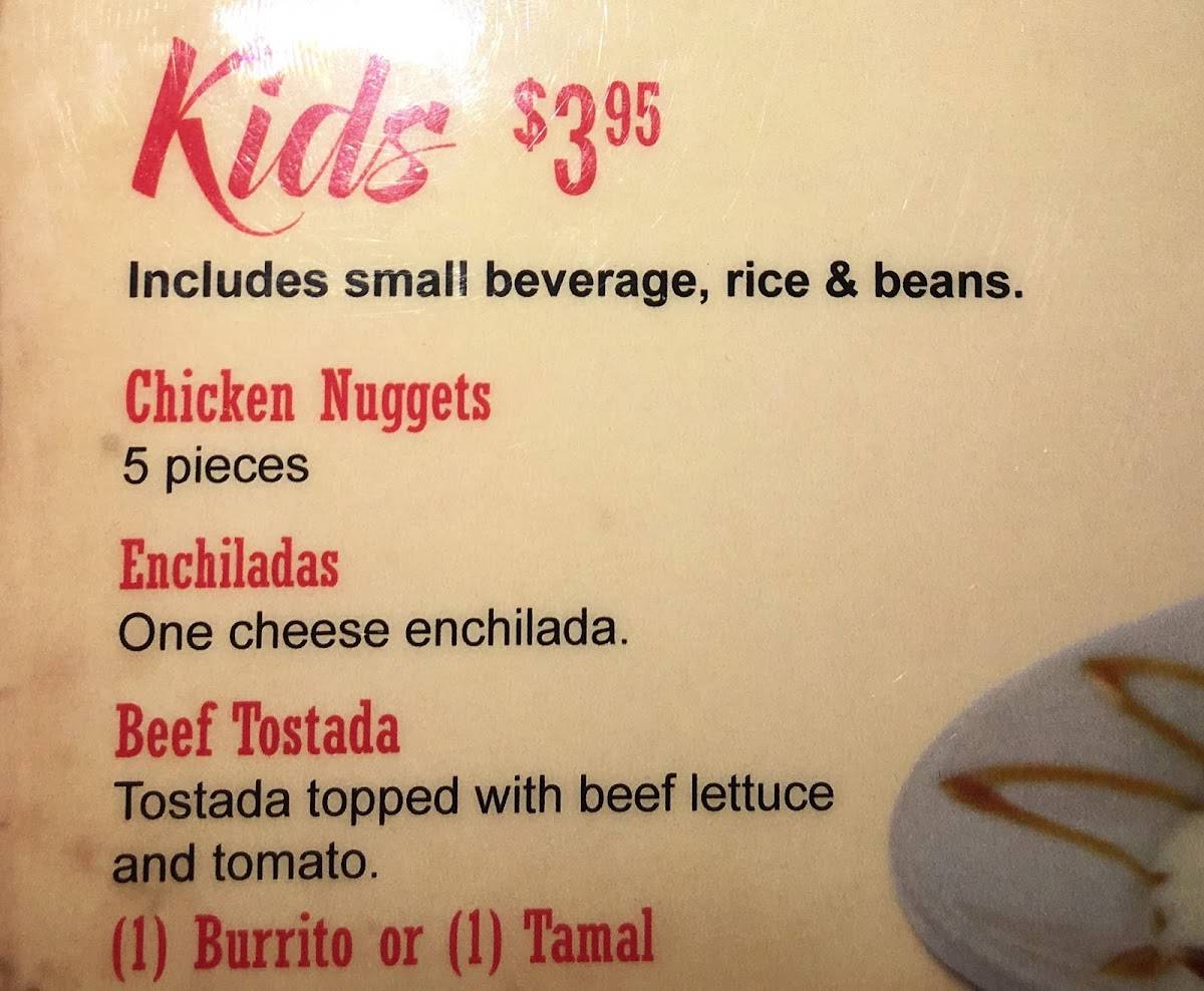 Menu at Burrito Loco restaurant, Dearborn Heights