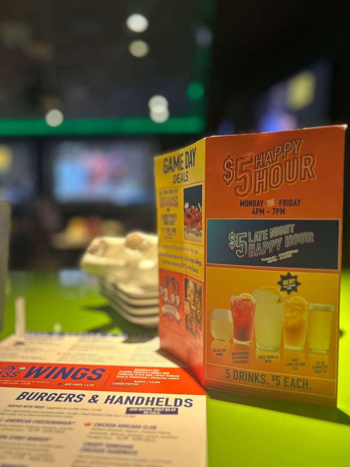 Menu at Dave & Buster's Carlsbad pub & bar, Carlsbad, El Camino Real