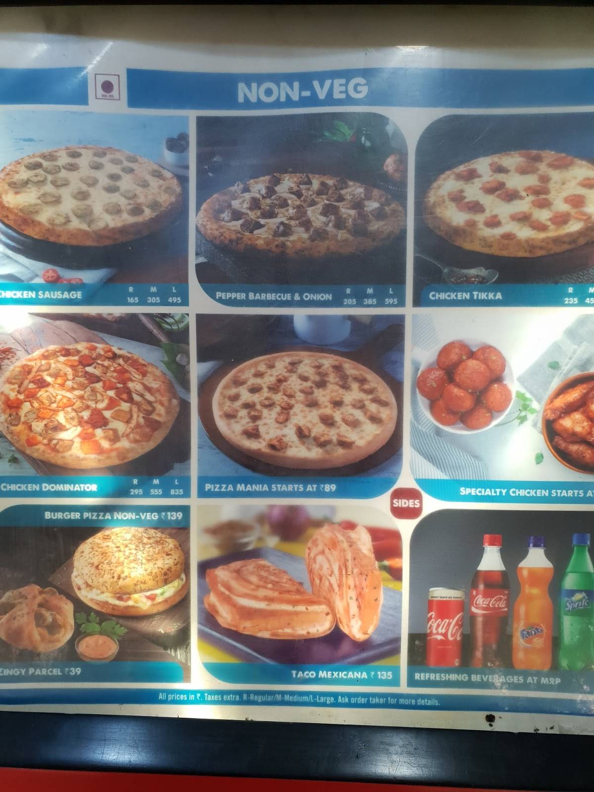 Menu At Domino's Pizza - Connaught Place, New Delhi, M-42