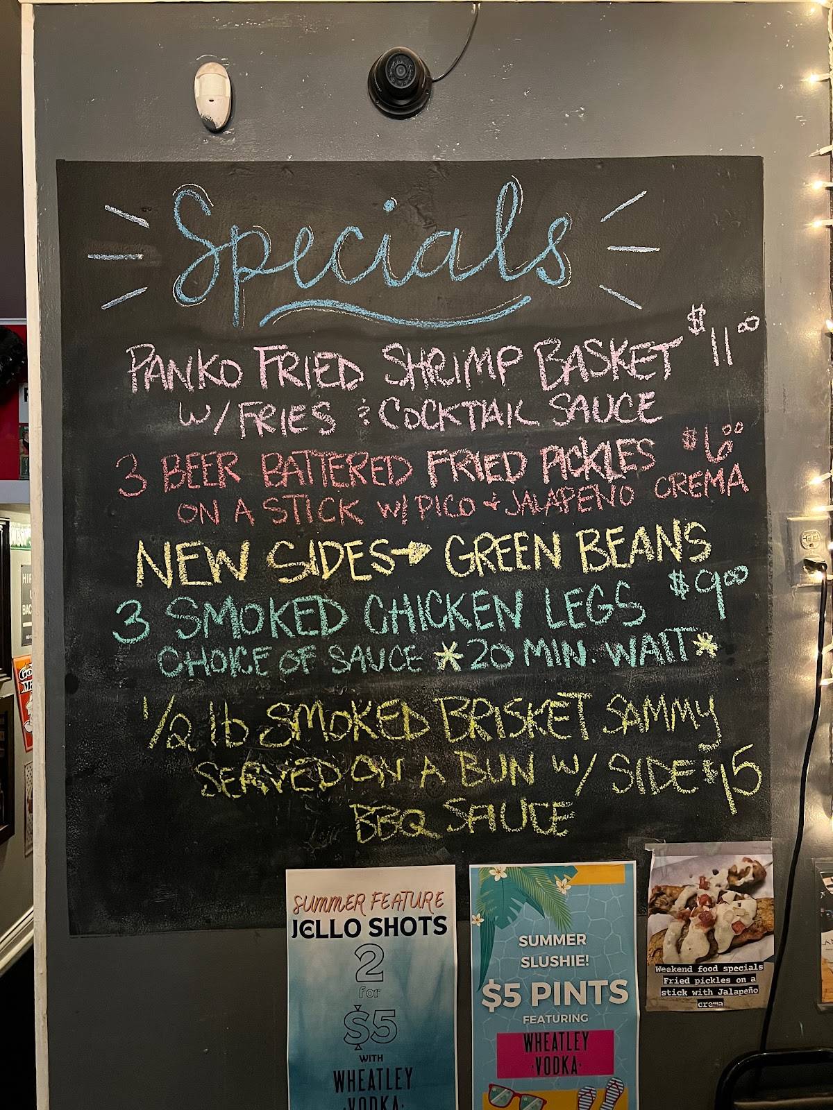 Menu at Hilltop Tavern BBQ, Louisville